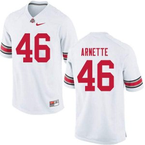 Men's Ohio State Buckeyes #46 Damon Arnette White Nike NCAA College Football Jersey Hot PTL0144PQ